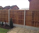 Rear of 6'x5' Premium Feather Edge Fence Panels